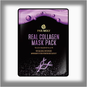 Fotografie PAX MOLY Real Collagen omlazující pleťová maska 25ml