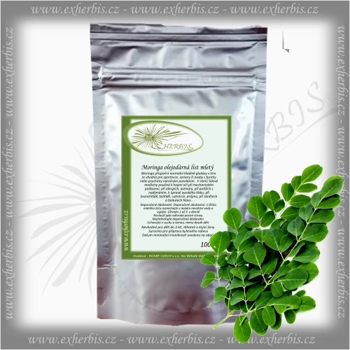 Moringa olejodárná list mletý Ex Herbis 100 g