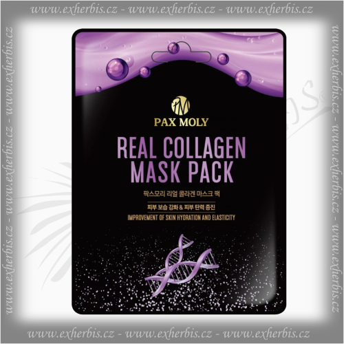 PAX MOLY Real Collagen omlazující pleťová maska 25ml 