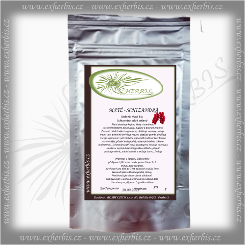 Čaj Maté - Schizandra  80 g Ex Herbis