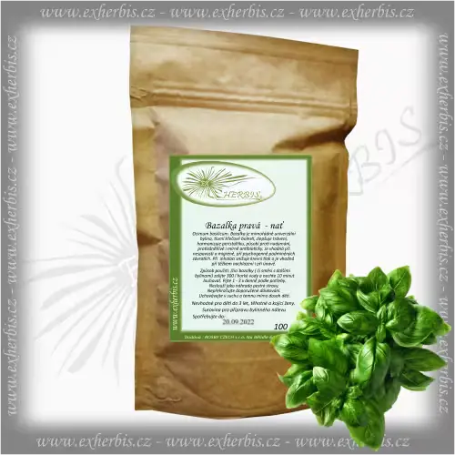 Bazalka pravá - nať 100 g Ex Herbis
