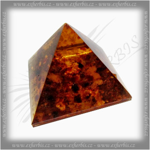 Salts Pyramida jantar rekonstruovaný 4 cm