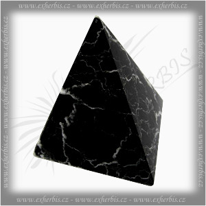 Onyxo Pyramida černá black onyx 7,5 cm