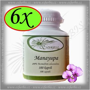 Bylinné kapsle Manayupa 6 x 100 tb. Ex Herbis
