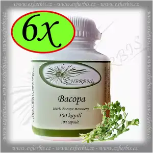Bylinné kapsle Bacopa Ex Herbis 6 x 100 tb.