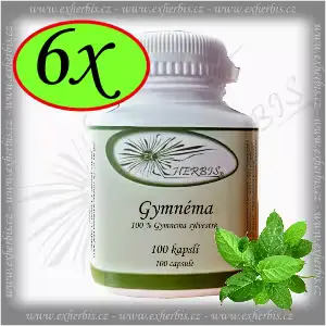 Bylinné kapsle Gymnéma lesní 6 x 100 tb. Ex Herbis