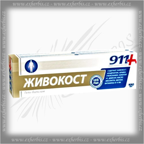 Twins Tek 911 ŽIVOKOST masážní gelový balzám na klouby a svaly 100 ml  EXP 10/24