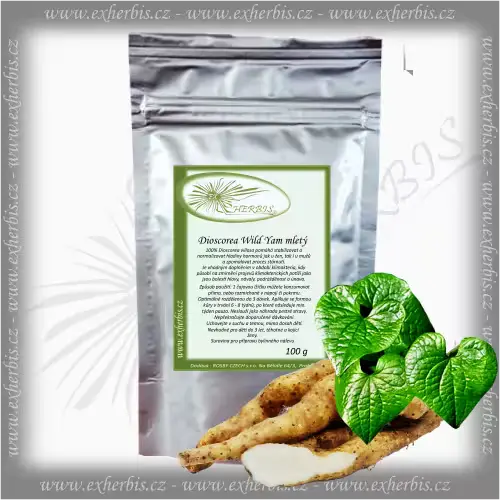 Dioscorea Wild Yam kořen mletý Ex Herbis 100 g