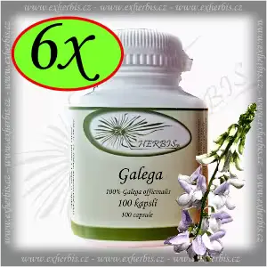 Bylinné kapsle Galega Ex Herbis 6 x 100 tb 