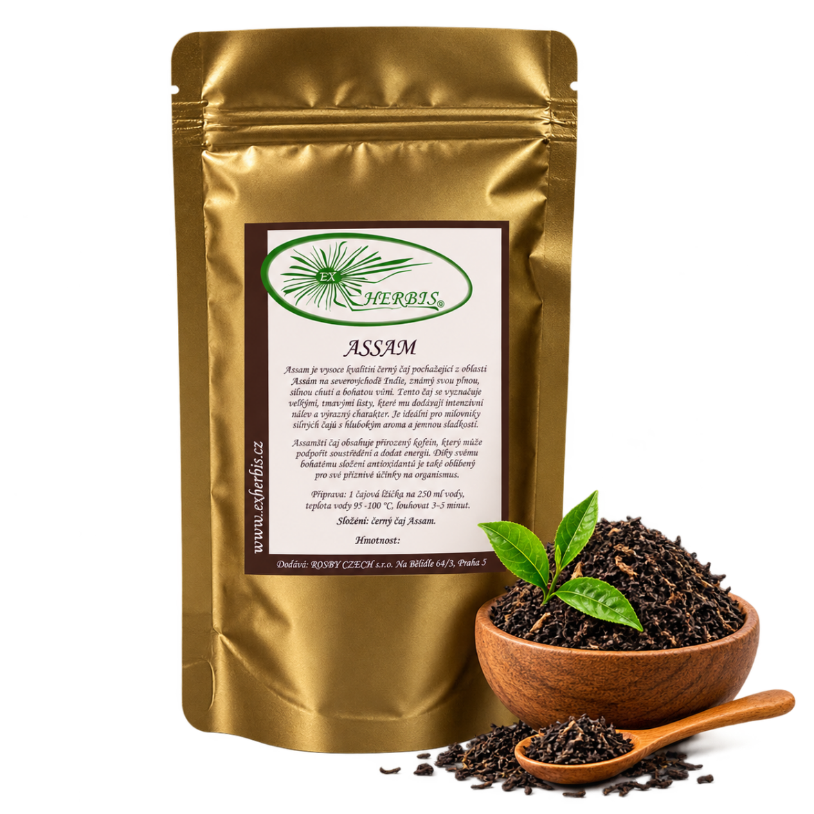 Černý čaj - ASSAM TGFOP 100 g Ex Herbis