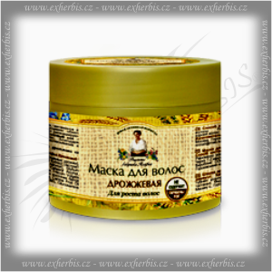 Agafea Maska na vlasy s pivním droždím  - na podporu růstu vlasů 300 ml EXP 5/24