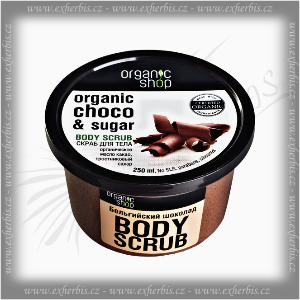 Organic Shop Tělový peeling – Belgická čokoláda 250ml