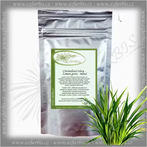 Citronelová tráva - Lemongrass mletá 100 g  Ex Herbis