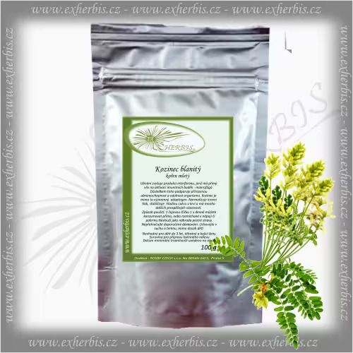 Kozinec blanitý - kořen mletý 100 g Ex Herbis