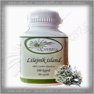 Bylinné kapsle Lišejník islandský Ex Herbis 100 tb.
