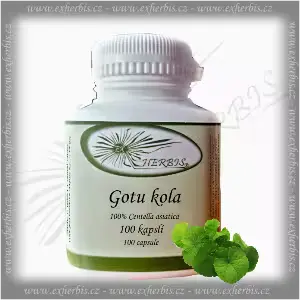 Bylinné kapsle Gotu kola - pupečník asijský   Ex Herbis 100 tb.